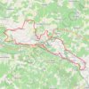 Jarnac, circuit exploration (itinéraire touristique) GPS track, route, trail