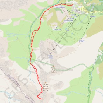 Pic de la Gela GPS track, route, trail