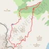 Pic du Montcalm - Étang d'Estats - Étang du Pinet - Étang Sourd GPS track, route, trail