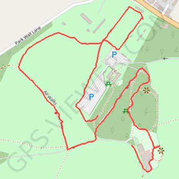 Basildon Park GPS track, route, trail
