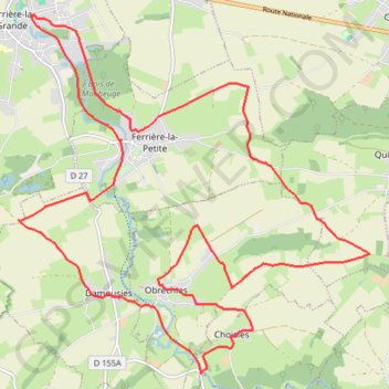 Sortie FLP 25 KM GPS track, route, trail