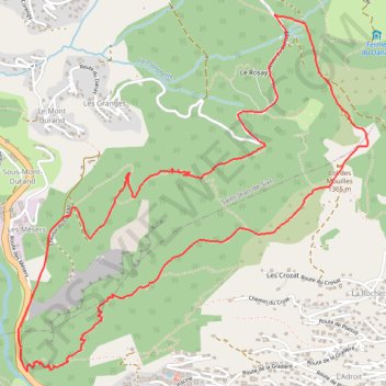 Sous le danay GPS track, route, trail