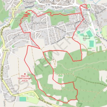 Le Mont Chalusset - Châtel-Guyon GPS track, route, trail