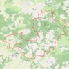 Vtt feuillade GPS track, route, trail