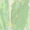 Lac d'Armaille par la Roche Percée de Corne-Bœuf GPS track, route, trail
