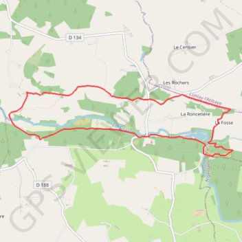 La Fosse Arthour GPS track, route, trail