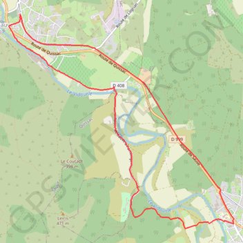 Sauve - Quissac - Sauve GPS track, route, trail
