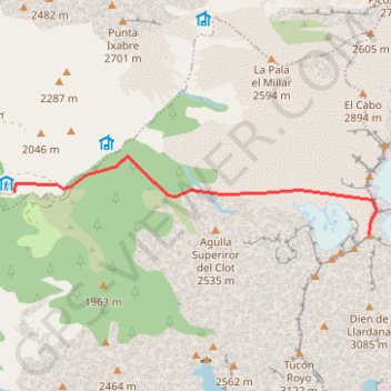 Posets depuis Biadós GPS track, route, trail