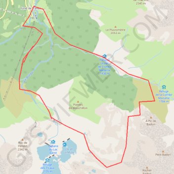Mouchillon GPS track, route, trail