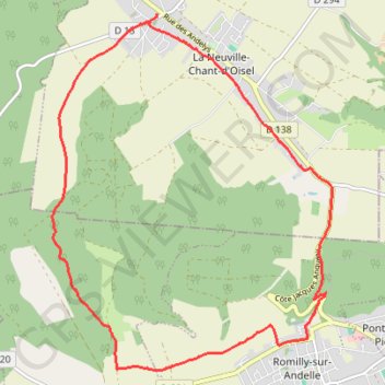 La Neuville Chant d'Oisel GPS track, route, trail