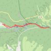 Les cascades du hérisson GPS track, route, trail