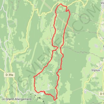 Les Plans d'Hotonnes GPS track, route, trail