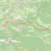 Sentier Cathare - de Quillan à Bugarach GPS track, route, trail