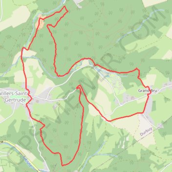 Villers-Sainte-Gertrude - Province du Luxembourg GPS track, route, trail