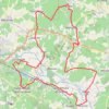 St Meme les Carrieres vers Fleurac 40 kms GPS track, route, trail