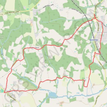 Balcombe to Staplefield Loop GPS track, route, trail