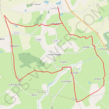 Les 4 chemins GPS track, route, trail
