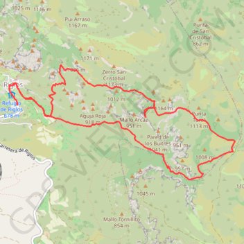Tour Mallos Riglos 2017-06-30 GPS track, route, trail