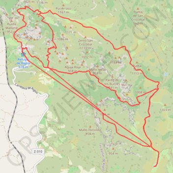 Grand tour des Mallos de Riglos GPS track, route, trail