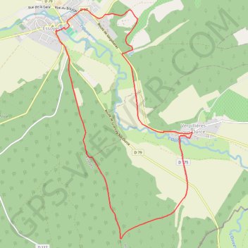 Circuit Gabrielle Renard (Les chemins de Renoir) GPS track, route, trail