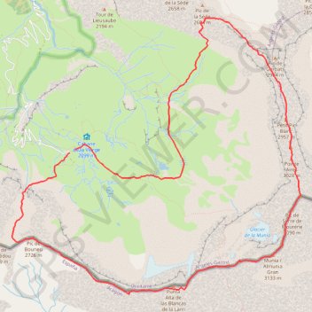 Crêtes de Troumouse GPS track, route, trail