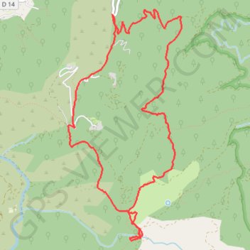 Collobrières - Vaubarnier - Menhirs - Desteu GPS track, route, trail