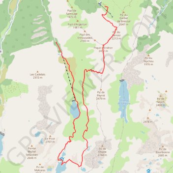 Balade en Ariège GPS track, route, trail