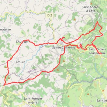 À Saint-Didier-sous-Riverie GPS track, route, trail