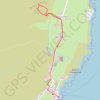 Paths on Iona GPS track, route, trail