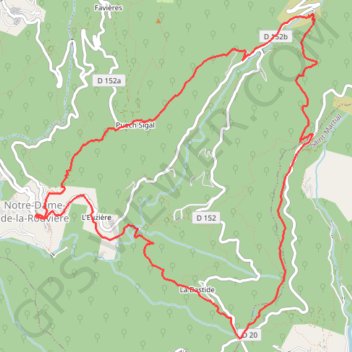 Col de la Tribale - col de Bes GPS track, route, trail