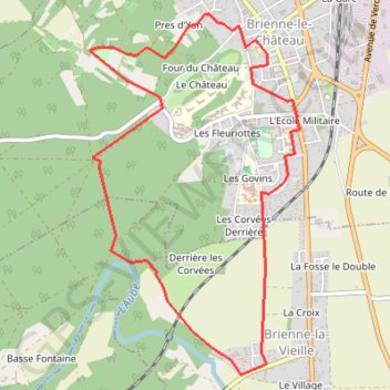 Rando pedestres troyes GPS track, route, trail