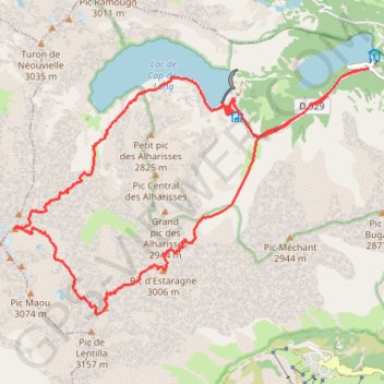 Campbiel estaragne maubic GPS track, route, trail