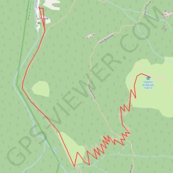 Cabane de Besset GPS track, route, trail