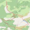 Tour Montagne d'Aujour GPS track, route, trail