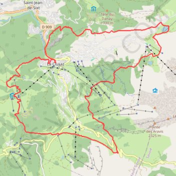 Le Bélier GPS track, route, trail