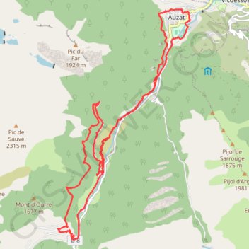 Auzat - Marc - Auzat - Raid ABS GPS track, route, trail