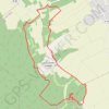 Oppidum de Montaigu depuis Laines-aux-Bois GPS track, route, trail