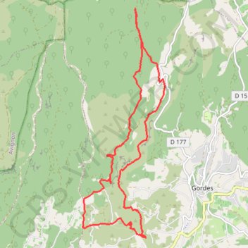 Gordes-Village des Bories GPS track, route, trail