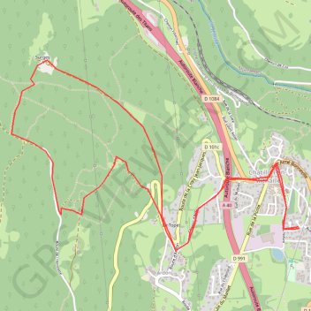 Châtillon-en-Michaille - Surges - Sentier botanique d'Ardon GPS track, route, trail