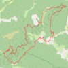 Les Gorges des Gâts (Drôme) GPS track, route, trail