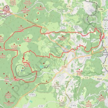Tour du Puy de Dome GPS track, route, trail