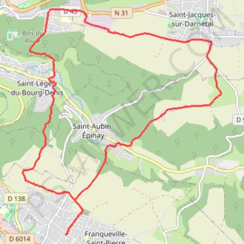 Randonnée Bois du Roule GPS track, route, trail