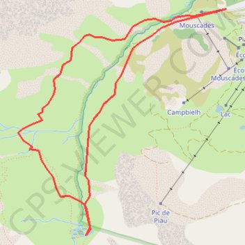 LAC BADET Saint LARY SOULAN GPS track, route, trail