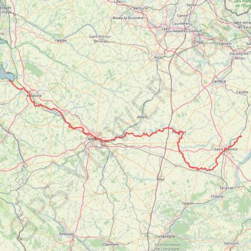 Sentier de la Somme GPS track, route, trail