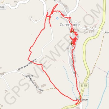 La Gironie (Village de Curemonte) GPS track, route, trail