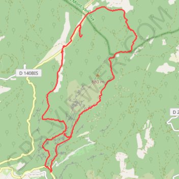 Font Jouvale GPS track, route, trail