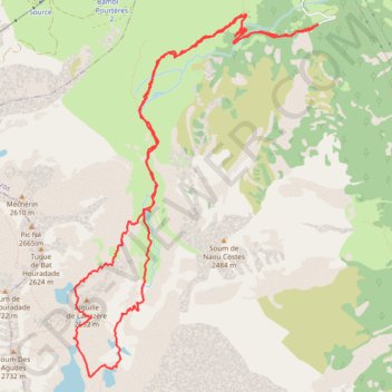 Lacs Ardiden GPS track, route, trail