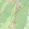Rando depuis le col de La Faucille Haut-Jura GPS track, route, trail