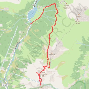 Soum de Bassia du Hoo GPS track, route, trail