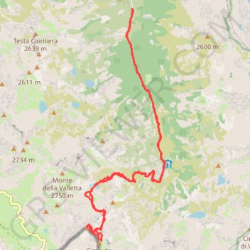 Cima della Lombarda GPS track, route, trail